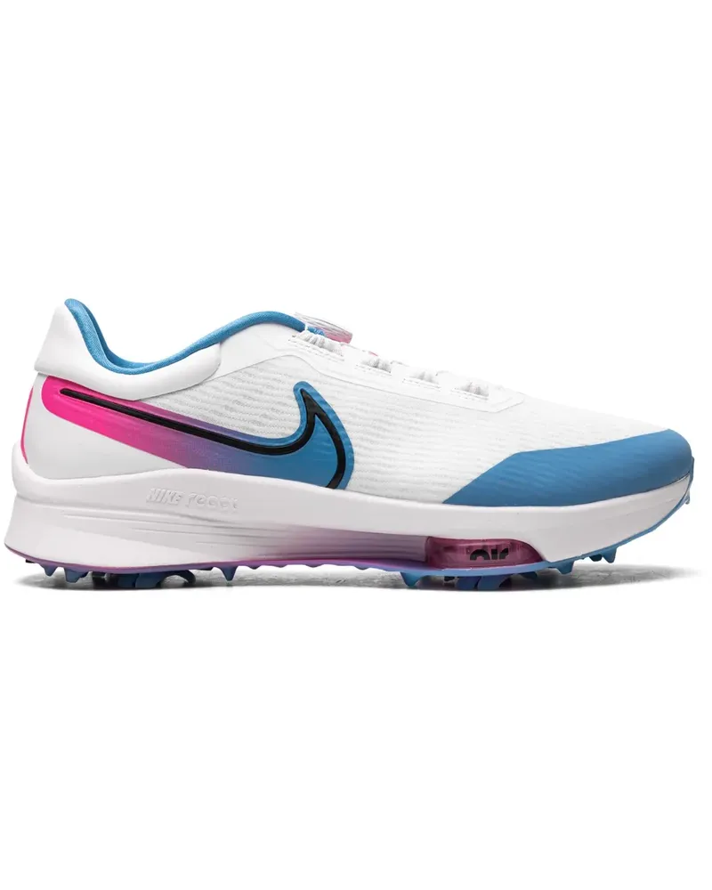 Nike Air Zoom Infinity Tour NEXT% Boa Wide White/Aurora Blue/Pink Blast Sneakers - Weiß Weiß