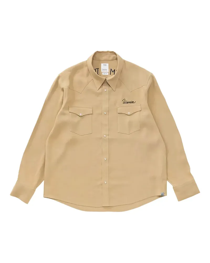 Visvim Four Corners Hemd - Nude Nude
