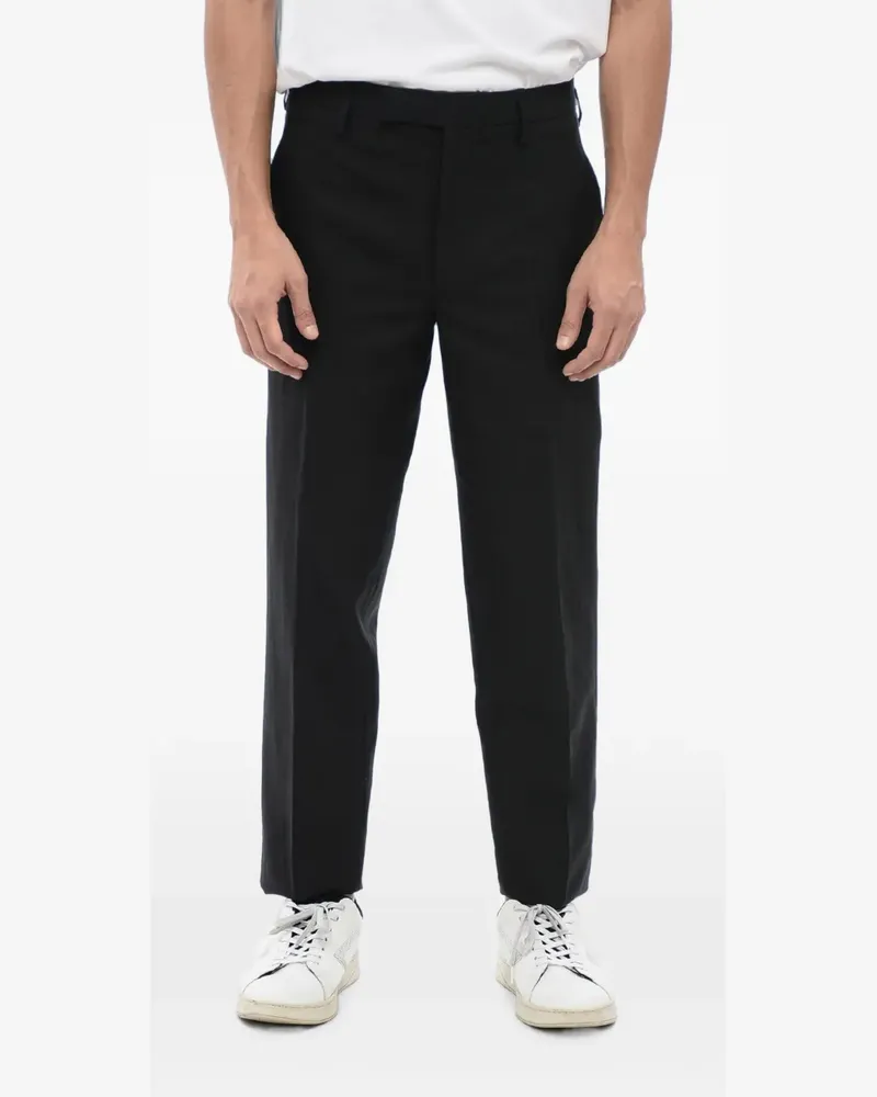 Neil Barrett slim-fit belt-loop tailored trousers - Schwarz Schwarz