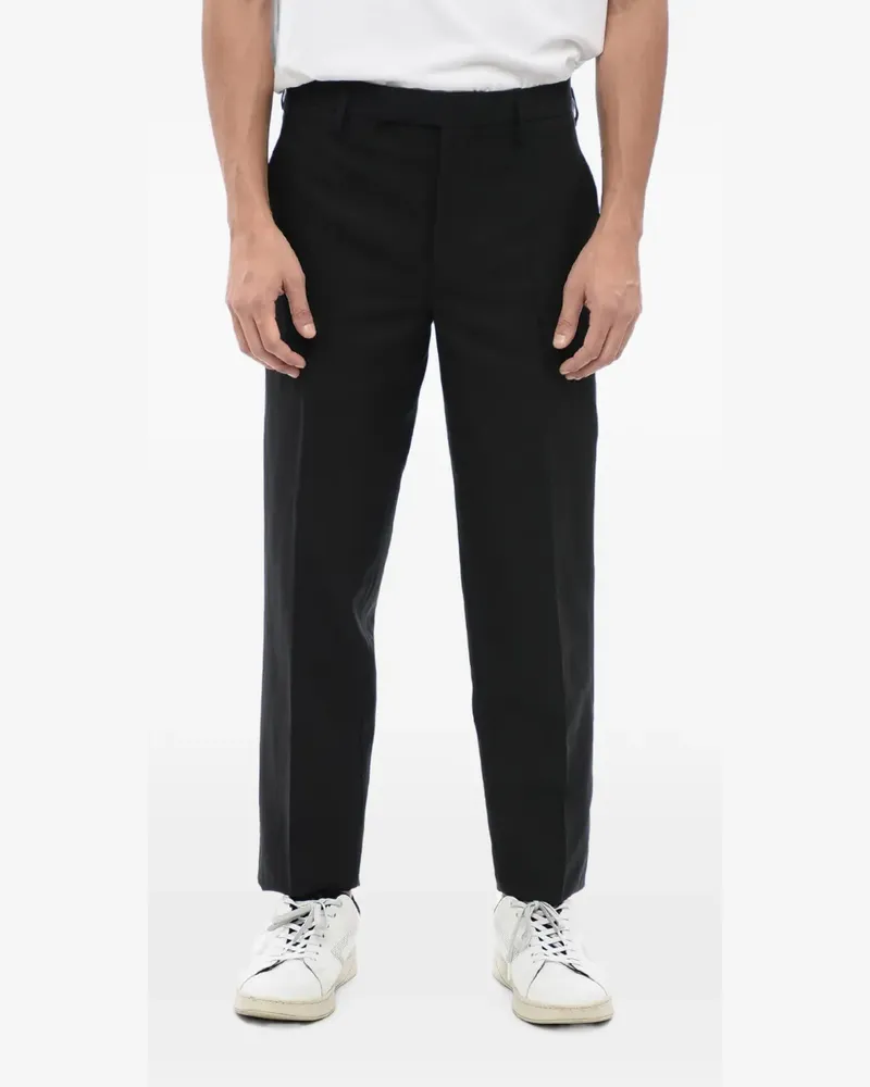 Neil Barrett Schmale Hose mit Gürtelschlaufen - Schwarz Schwarz