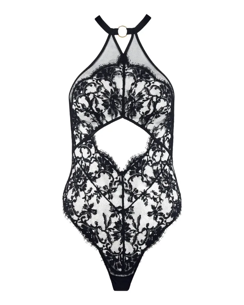Aubade Under Your Spell Body mit Cut-Out - Schwarz Schwarz