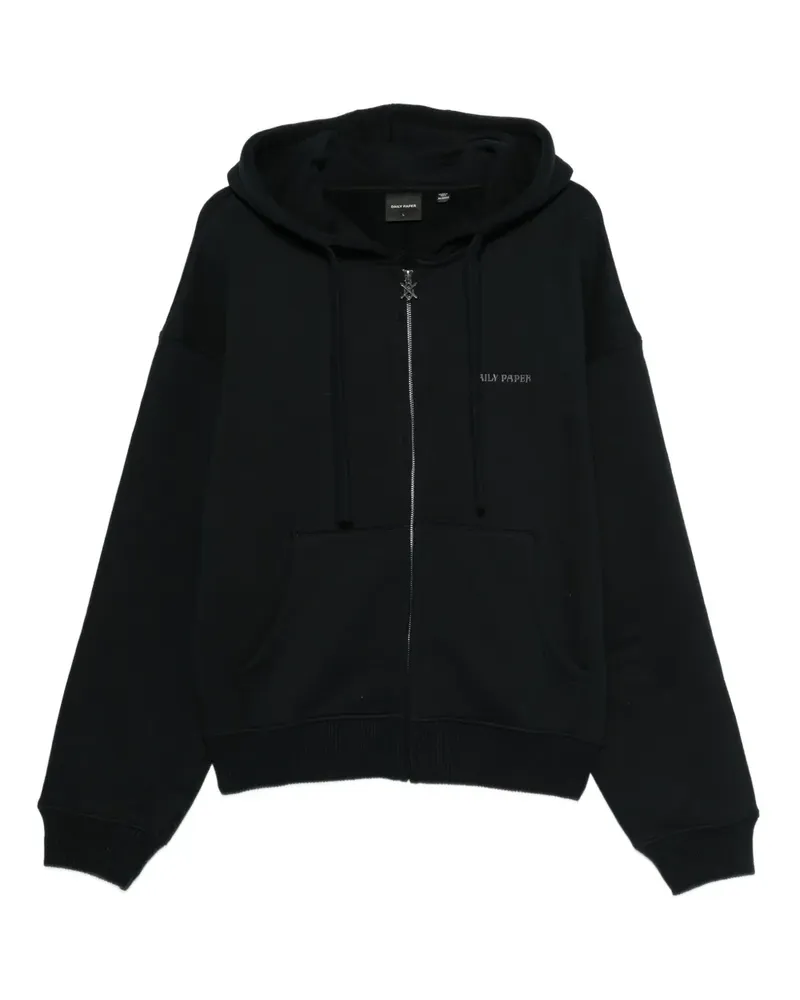 Daily Paper Kapuzenjacke mit Logo-Stickerei - Schwarz Schwarz