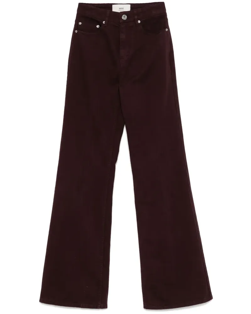 AMI Paris Ausgestellte Jeans - Rot Rot