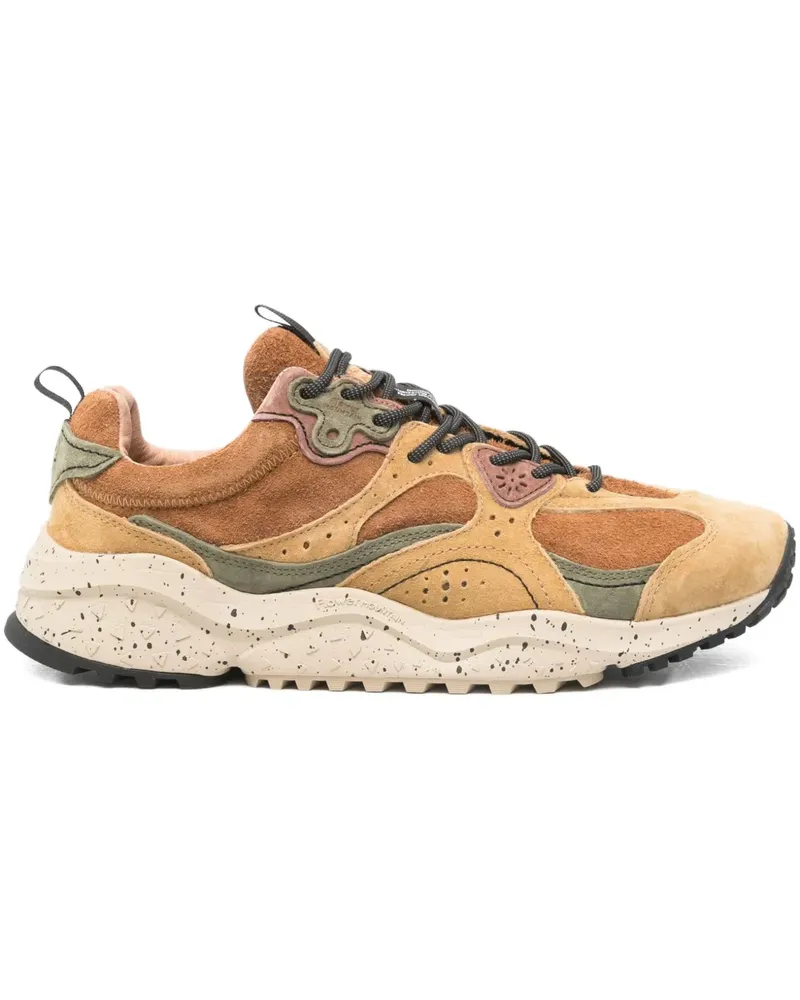 Flower MOUNTAIN Melierte Sneakers mit Einsätzen - Nude Nude