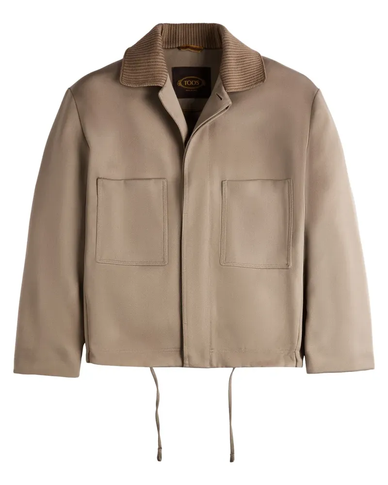 TOD'S Leichte Jacke aus Schurwolle - Braun Braun