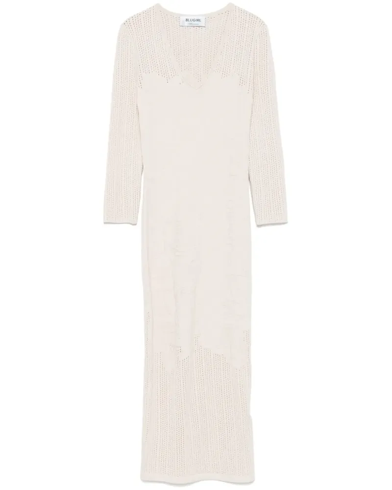 Blumarine Kleid mit Muster - Nude Nude