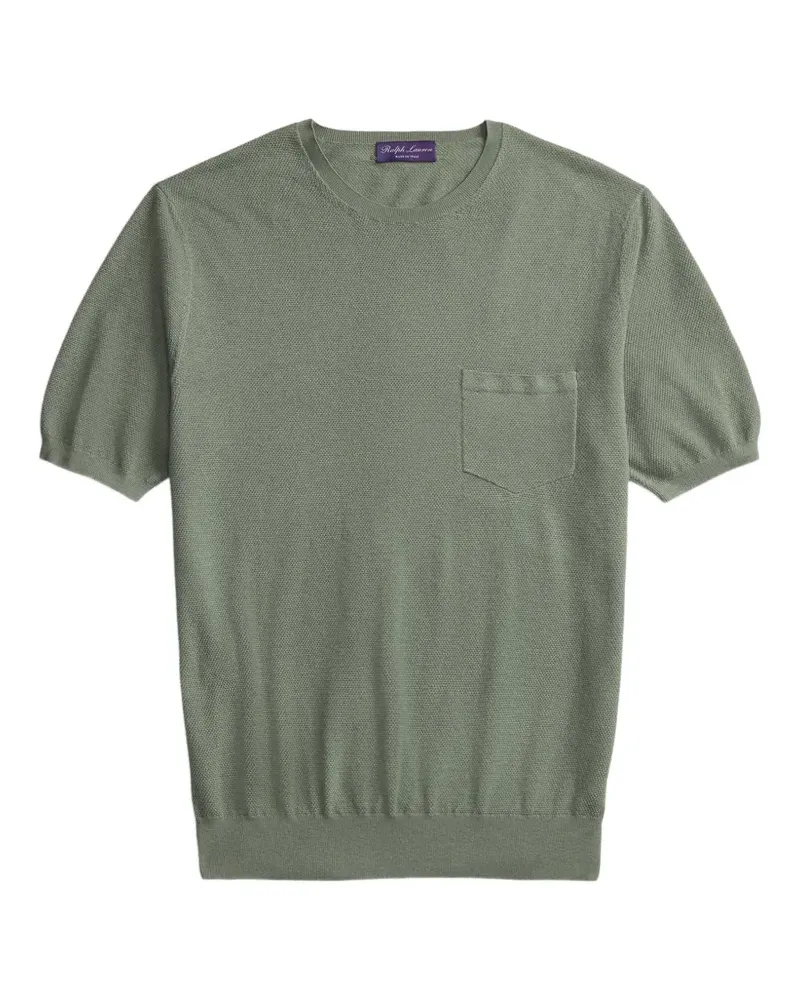 Ralph Lauren chest-pocket knitted T-shirt - Grün Grün