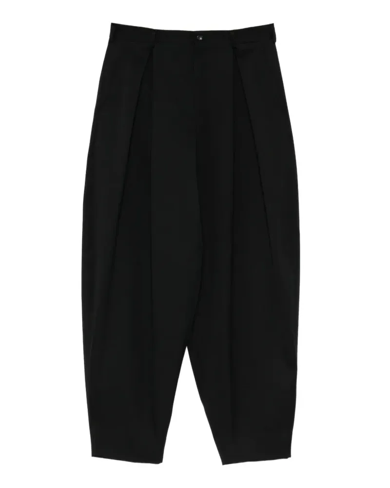 Comme des Garçons Double Weave Hose aus Gabardine - Schwarz Schwarz