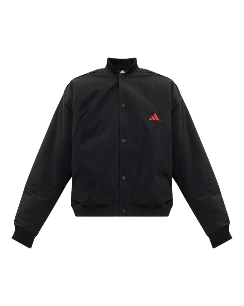 adidas x Tyrrell Winston College logo-embroidered jacket - Schwarz Schwarz