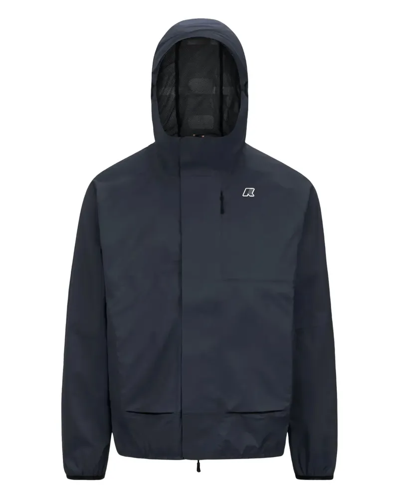 K-Way Jacke mit Logo-Stickerei - Blau Blau