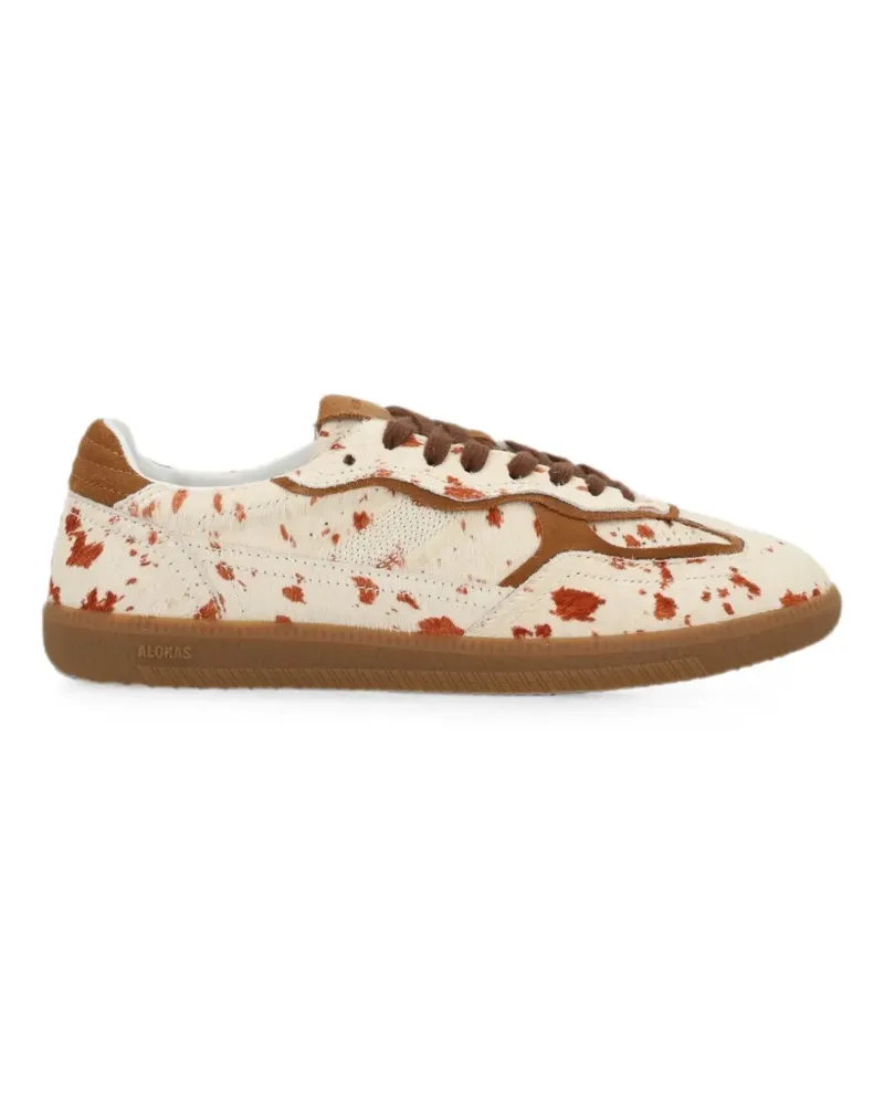 Alohas Tb.490 Rife animal-print leather sneakers - Nude Nude