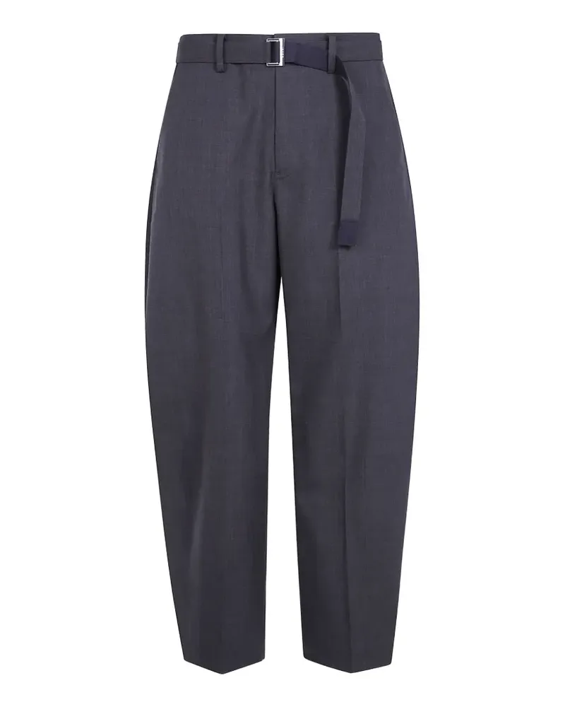 Sacai Klassische Hose mit Gürtel - Braun Braun