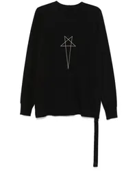 DRKSHDW by Rick Owens Level Pentagram T-Shirt Schwarz