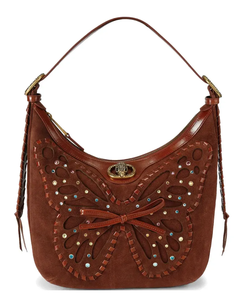 Kurt Geiger Chelsea Hobo Butterfly shoulder bag - Braun Braun