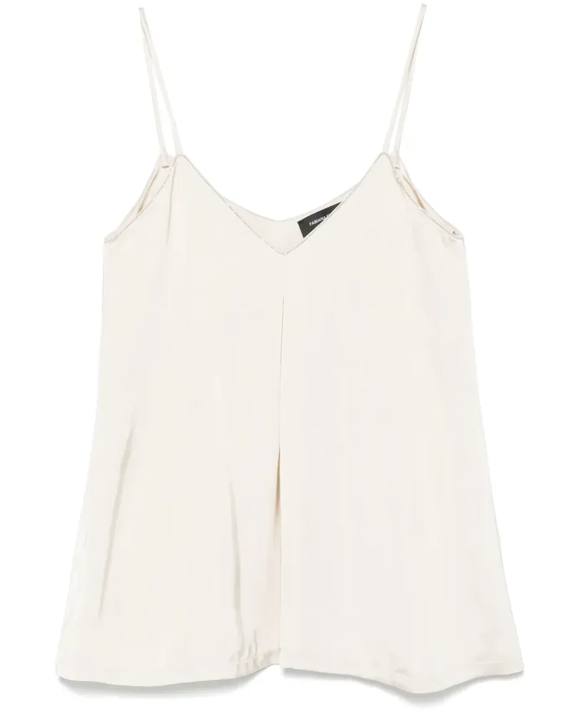 Fabiana Filippi Top mit Perlen - Nude Nude