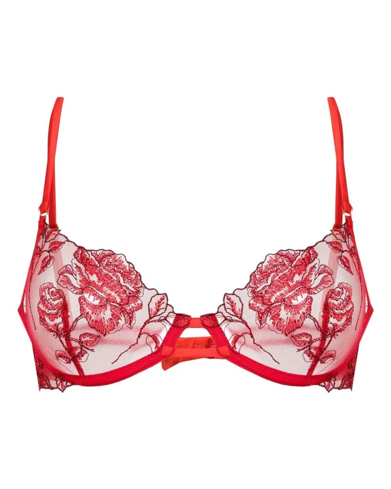 Kiki De Montparnasse Dominique BH aus Spitze - Rot Rot