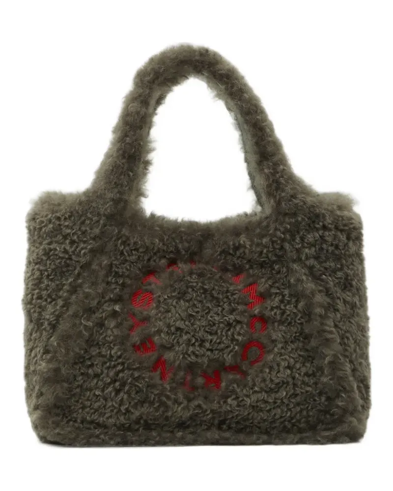Stella McCartney Tote Bag mit Teddy-Effekt - Grau Grau