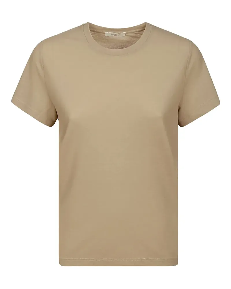Zanone T-Shirt aus Baumwolle - Braun Braun