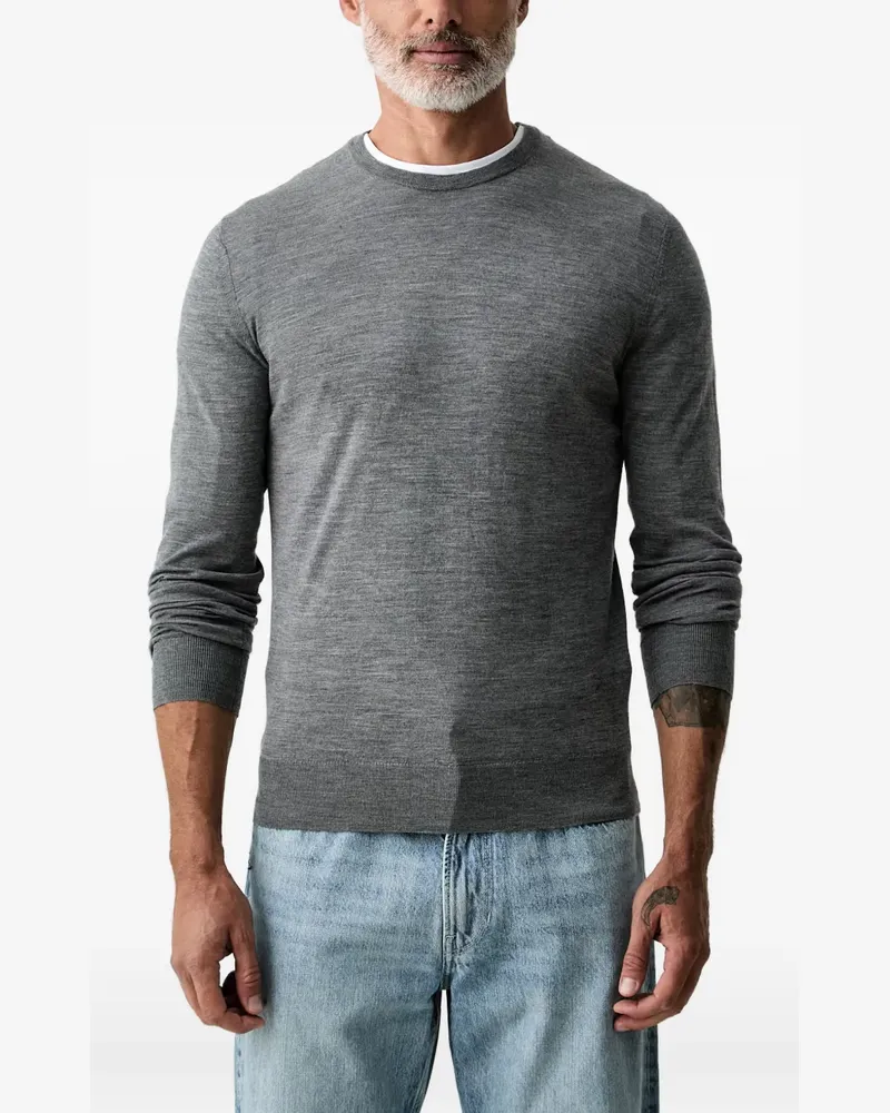 Hackett crew neck long-sleeve sweater - Grau Grau