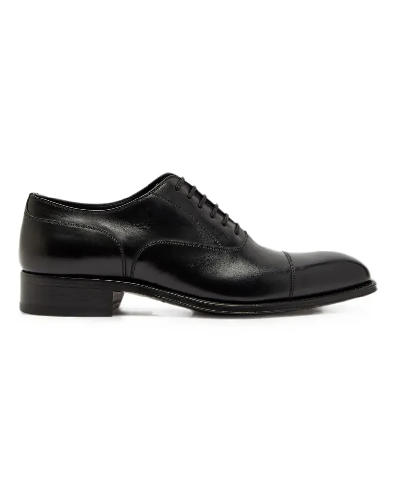 Tom Ford cap-toe lace-up shoes - Schwarz Schwarz
