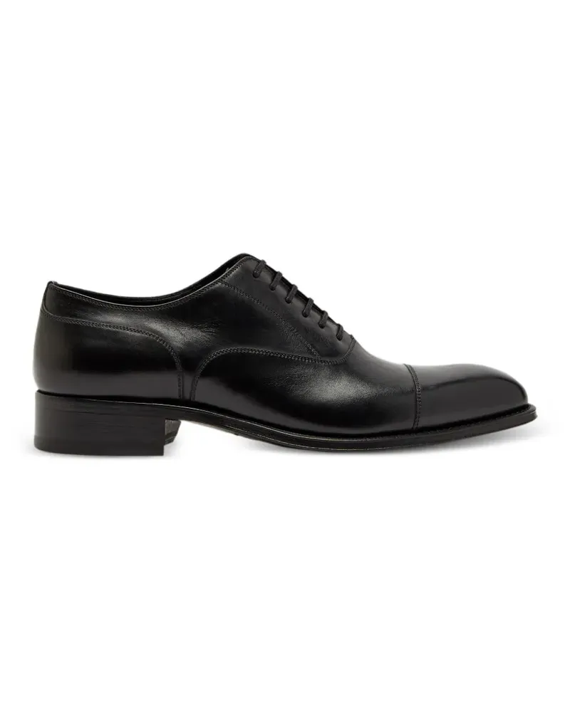 Tom Ford cap-toe lace-up shoes - Schwarz Schwarz