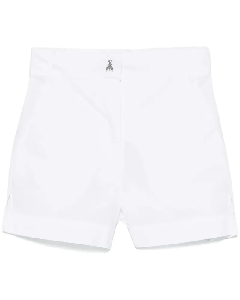 Patrizia Pepe Hoch sitzende Shorts - Weiß Weiß