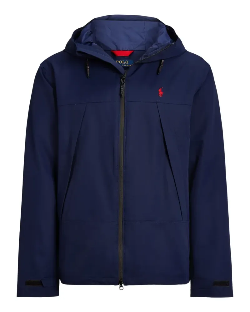 Ralph Lauren Kapuzenjacke mit Logo-Stickerei - Blau Blau