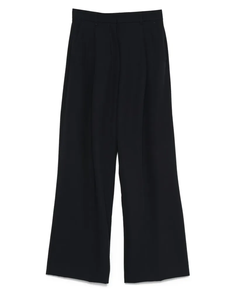 Max Mara Plissierte Hose - Blau Blau