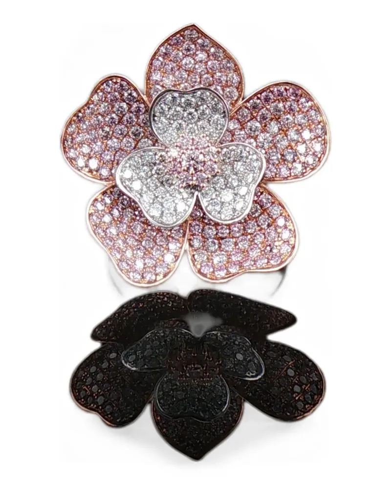 HYT Jewelry flower diamond ring - Rosa Rosa