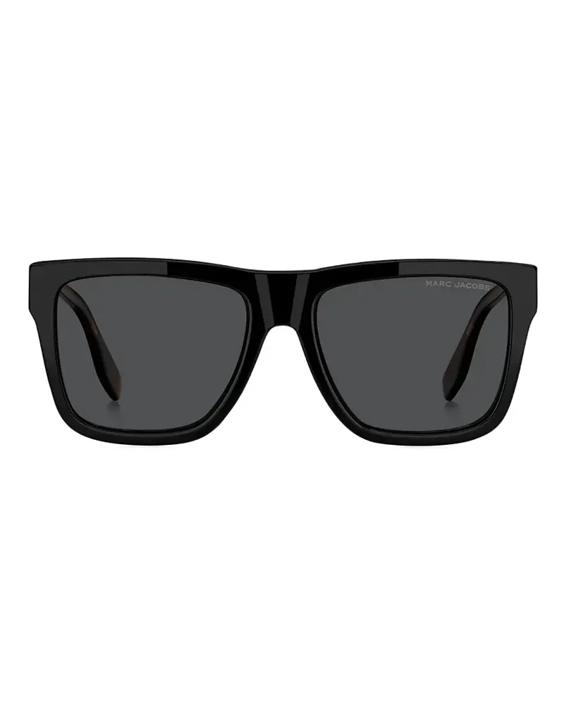 Marc Jacobs Clip-On-Brille mit eckigem Gestell - Schwarz Schwarz