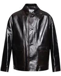 Loewe Jacke aus Nappaleder Braun