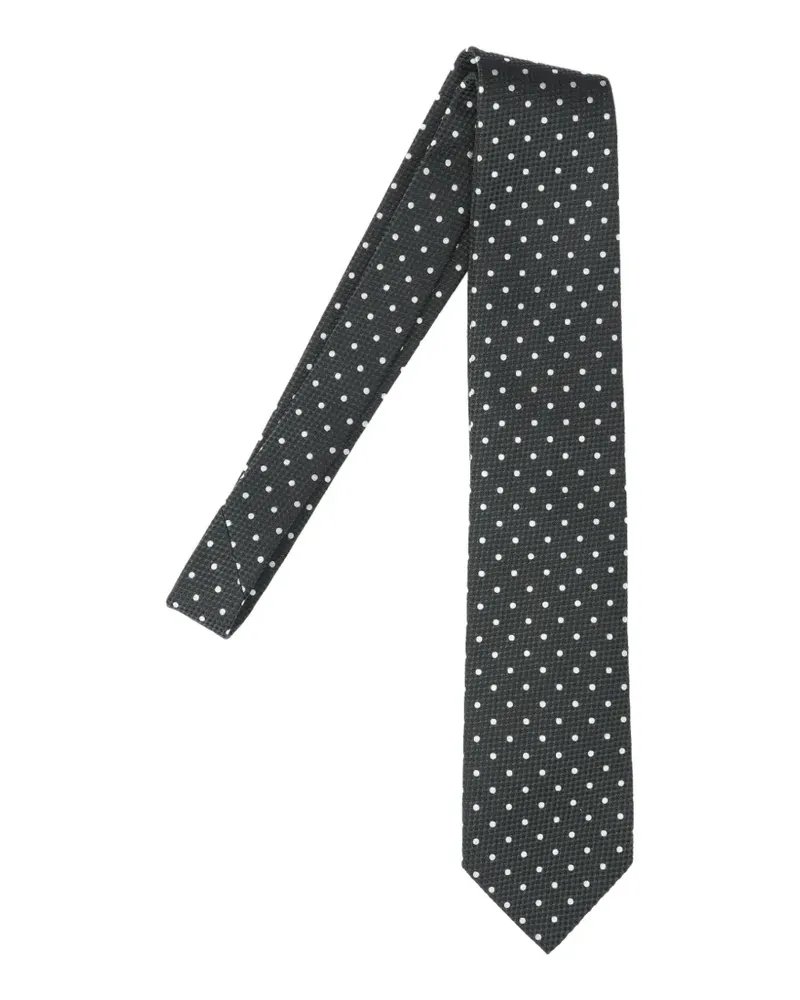 Tom Ford polka dot tie - Grau Grau