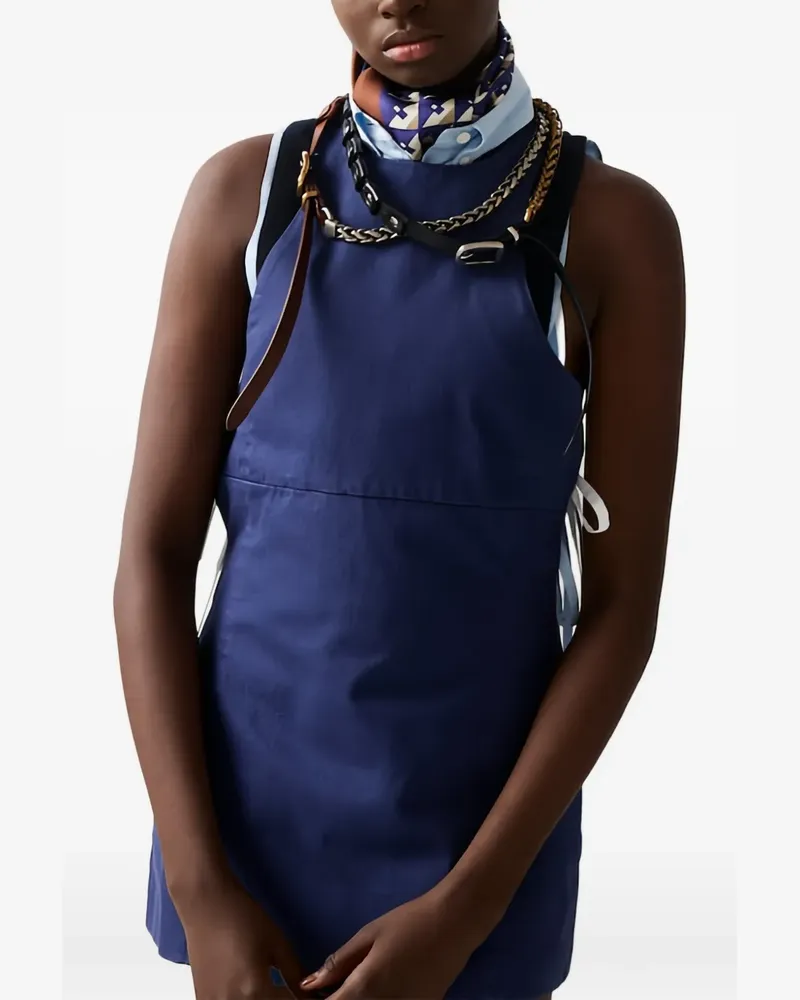 Miu Miu Rückenfreies Minikleid - Blau Blau