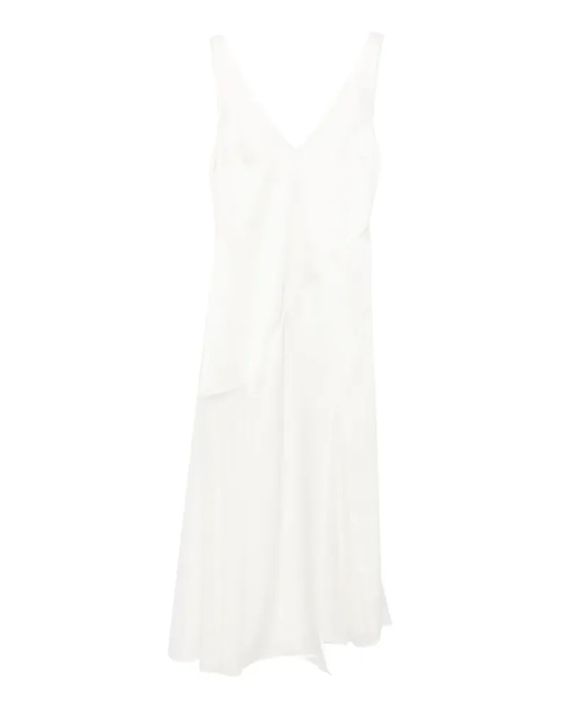 SIR Ingrid lace-trim midi dress - Weiß Weiß