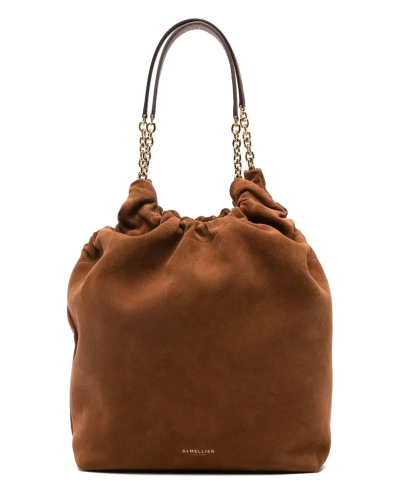 DeMELLIER Miami suede shoulder bag - Braun Braun