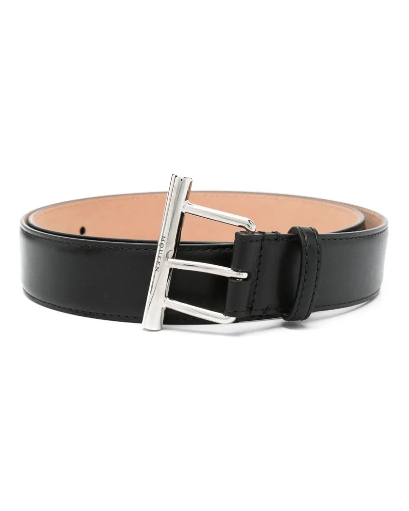 Alexander McQueen Klassischer Gürtel - Schwarz Schwarz