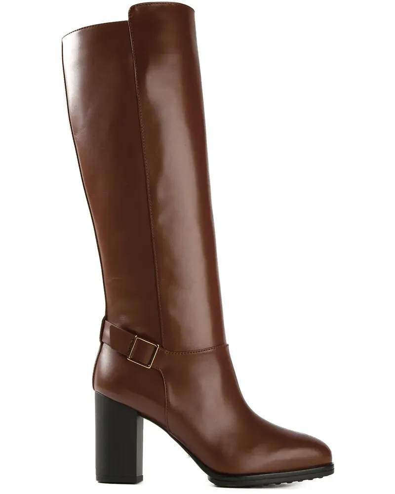 TOD'S Kniehohe Stiefel - Braun Braun