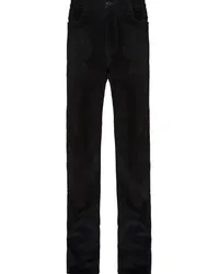 Prada Halbhohe Straight-Leg-Hose Schwarz