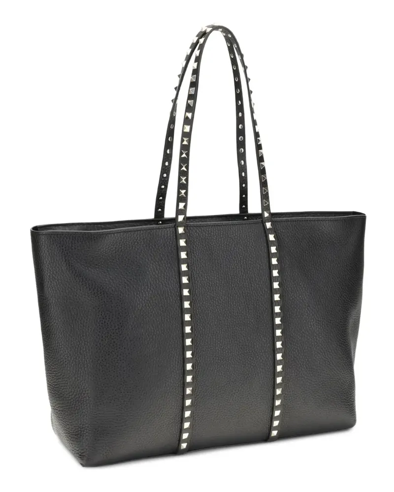 Valentino Garavani medium rockstud-embellished leather tote bag - Schwarz Schwarz