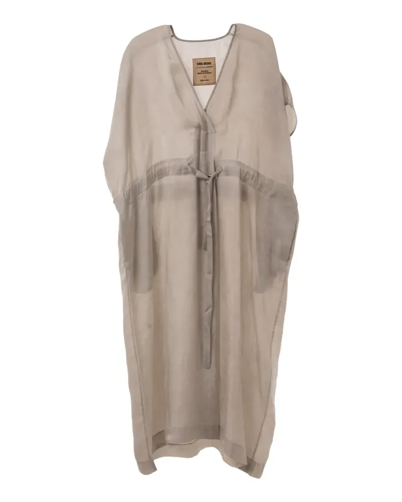 Uma Wang Acre Maxikleid mit Kordelzug - Nude Nude