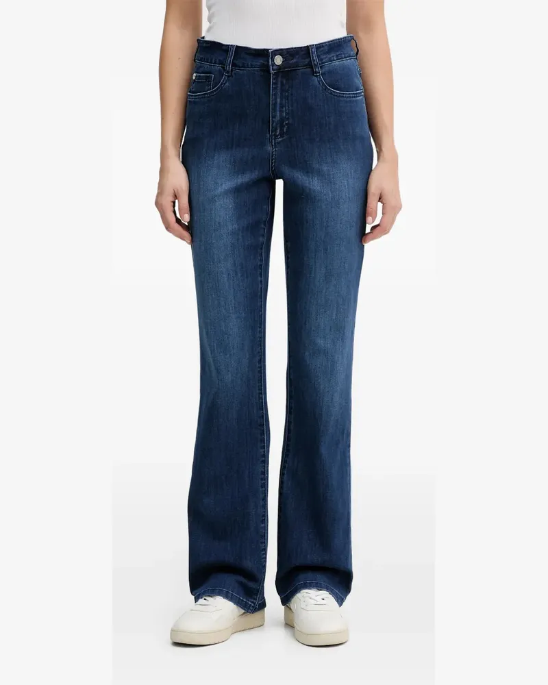 Joseph Ribkoff logo-plaque jeans - Blau Blau