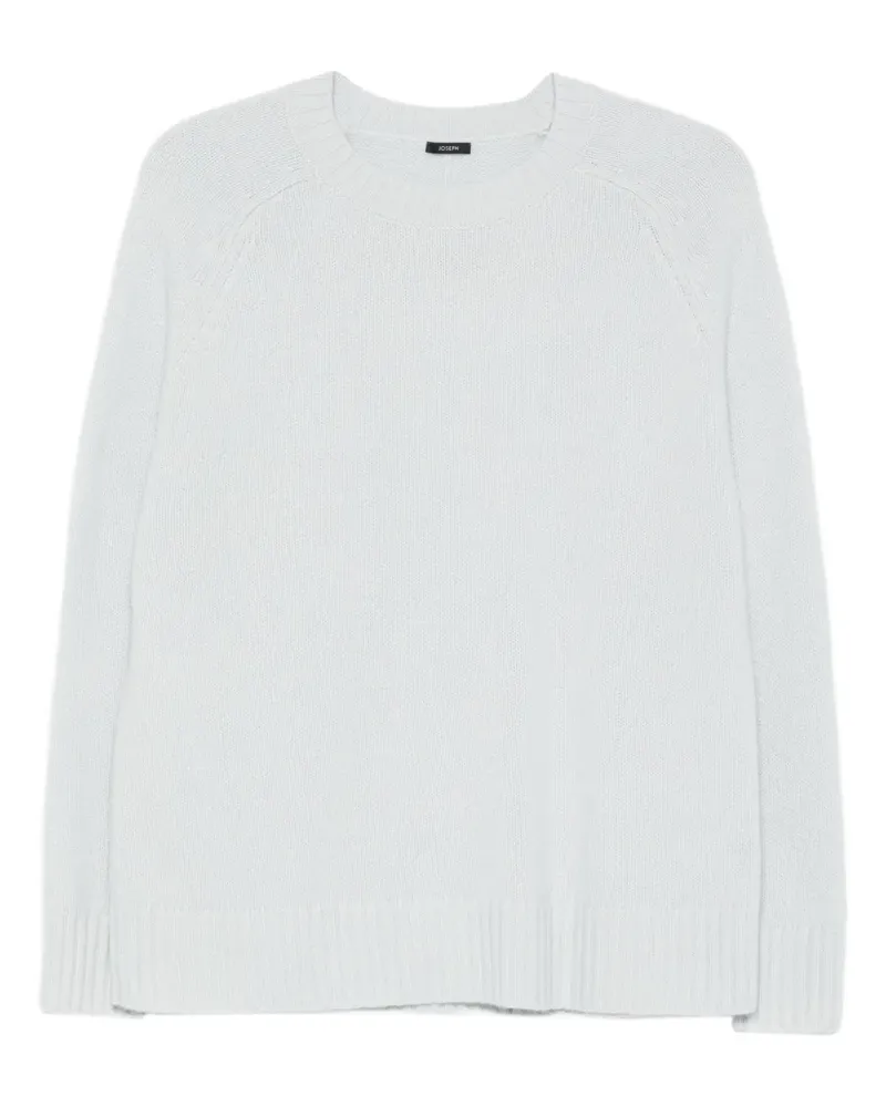 Joseph Kaschmirpullover mit Raglanärmeln - Blau Blau