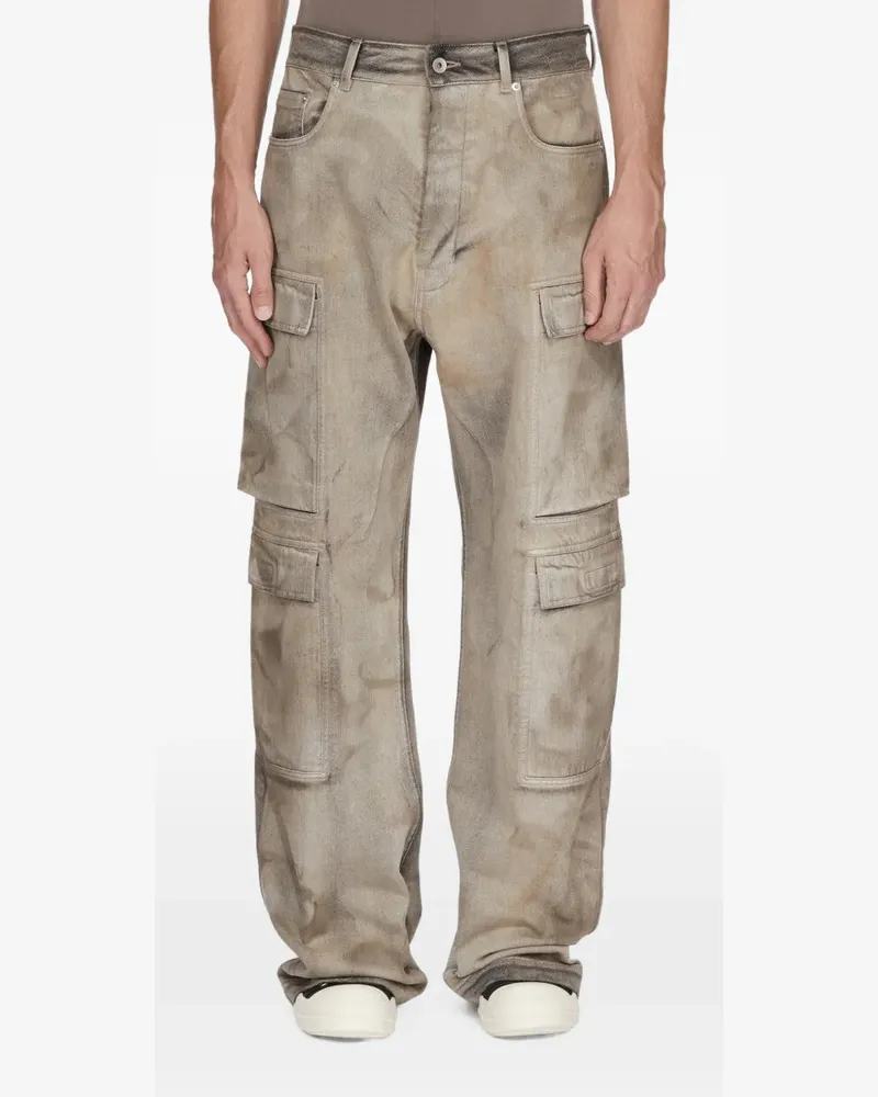 DRKSHDW by Rick Owens Jeans mit Cargotaschen - Nude Nude
