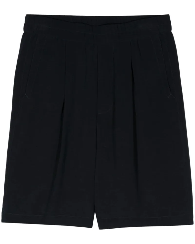 Giorgio Armani Weite Shorts mit Bundfalten - Blau Blau