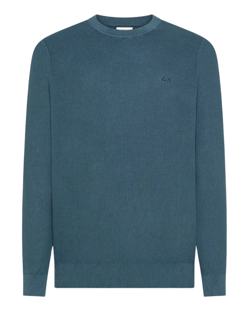 Sun68 crewneck textured knitwear - Blau Blau