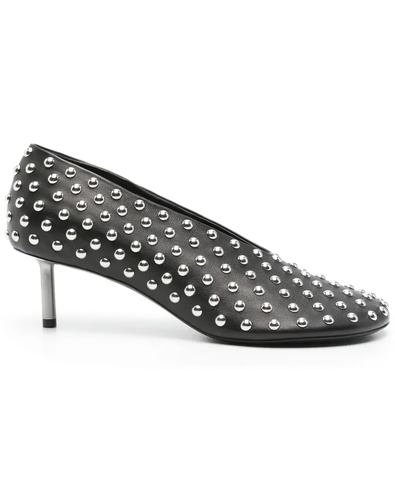 Jil Sander Pumps mit Nieten 50mm - Schwarz Schwarz