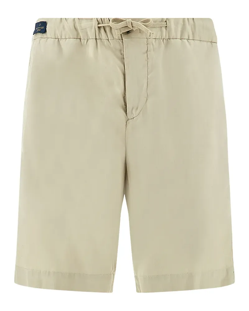 Paul & Shark garment-dyed drawstring bermuda shorts - Nude Nude
