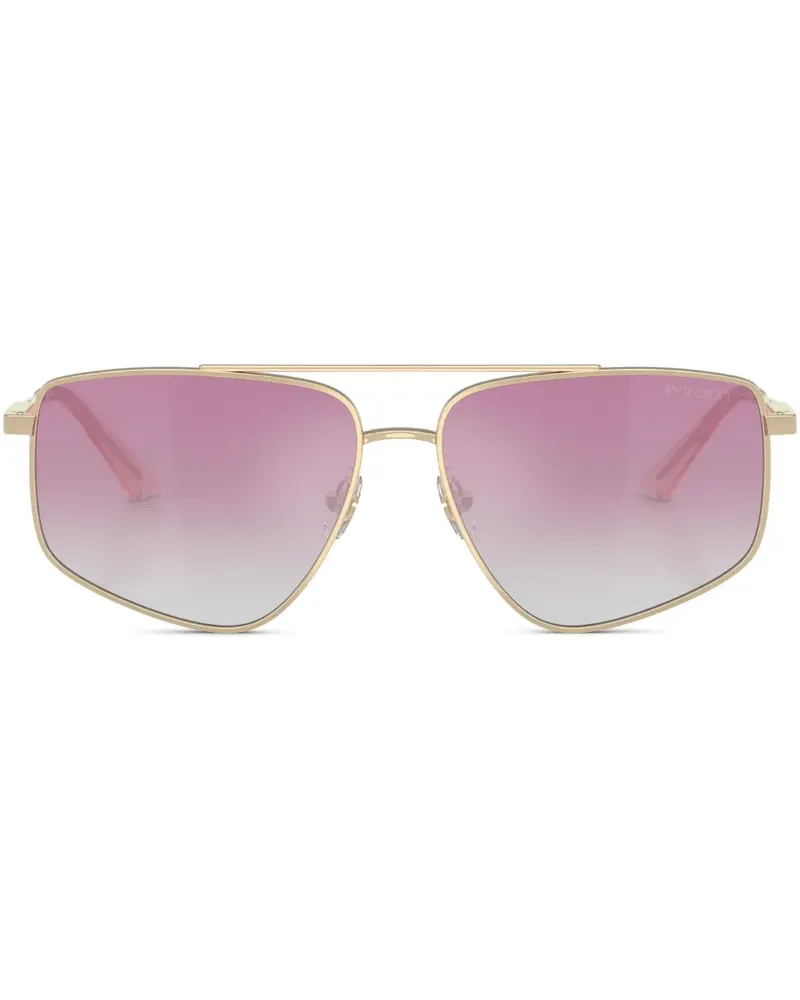 Jimmy Choo Getönte Pilotenbrille - Gold Gold