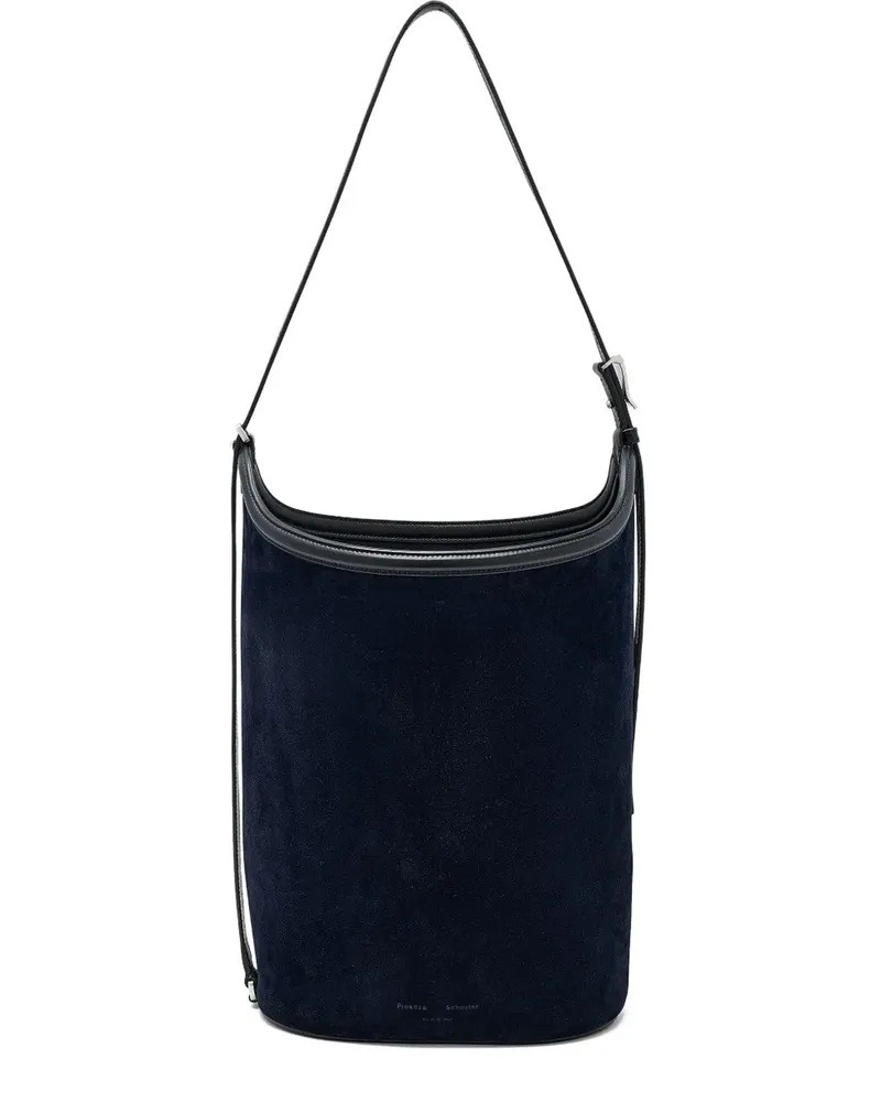 Proenza Schouler Beutelförmiger Tote Bag aus Wildleder - Blau Blau