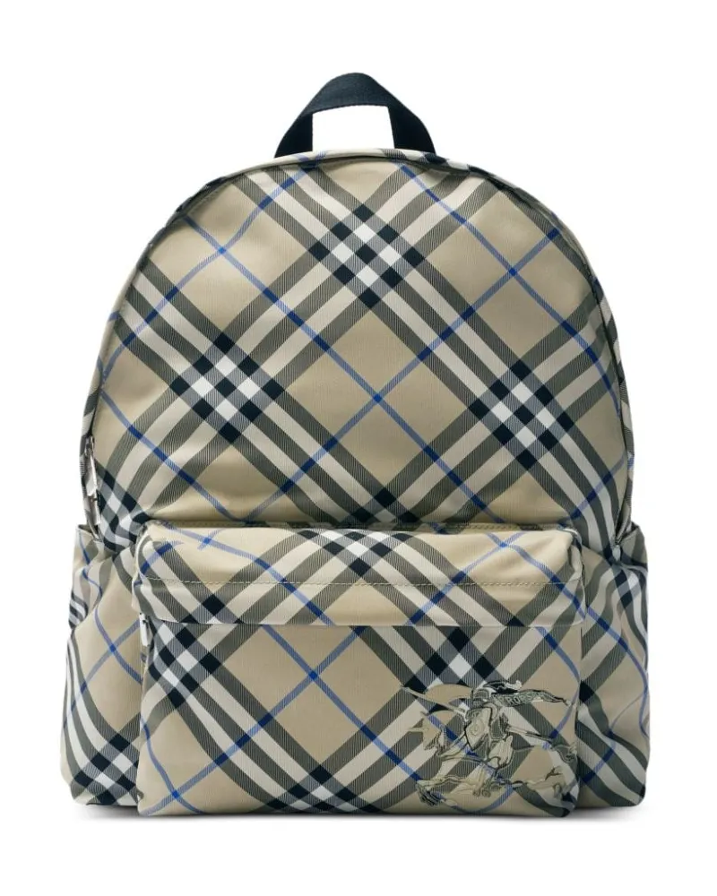 Burberry Karierter Rucksack - Nude Nude